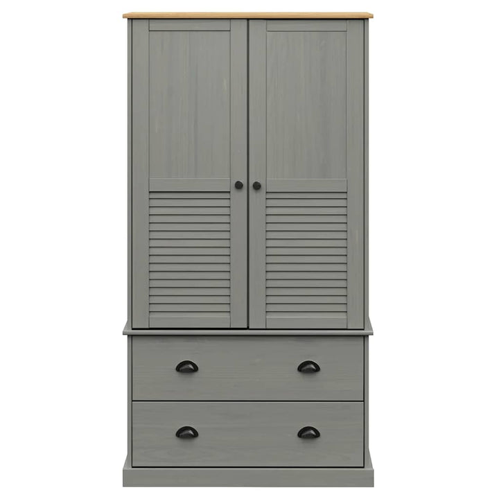Klädskåp Vigo 90X55X170 Cm Massiv Furu