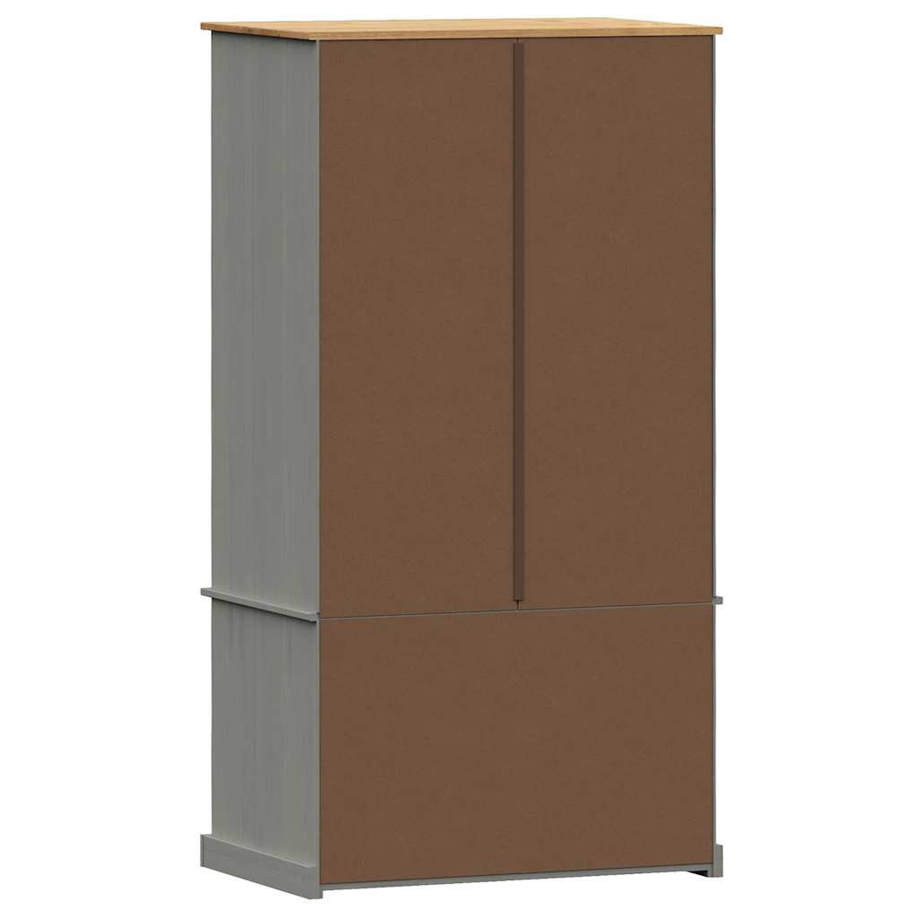 Klädskåp Vigo 90X55X170 Cm Massiv Furu