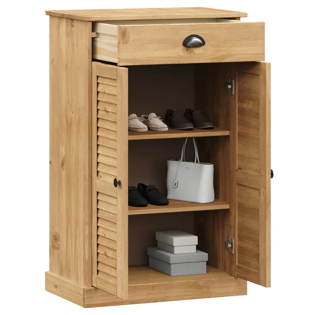 Skoskåp Vigo 60X35X96 Cm Massiv Furu