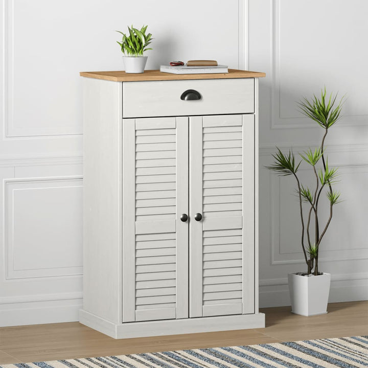 Skoskåp Vigo 60X35X96 Cm Massiv Furu