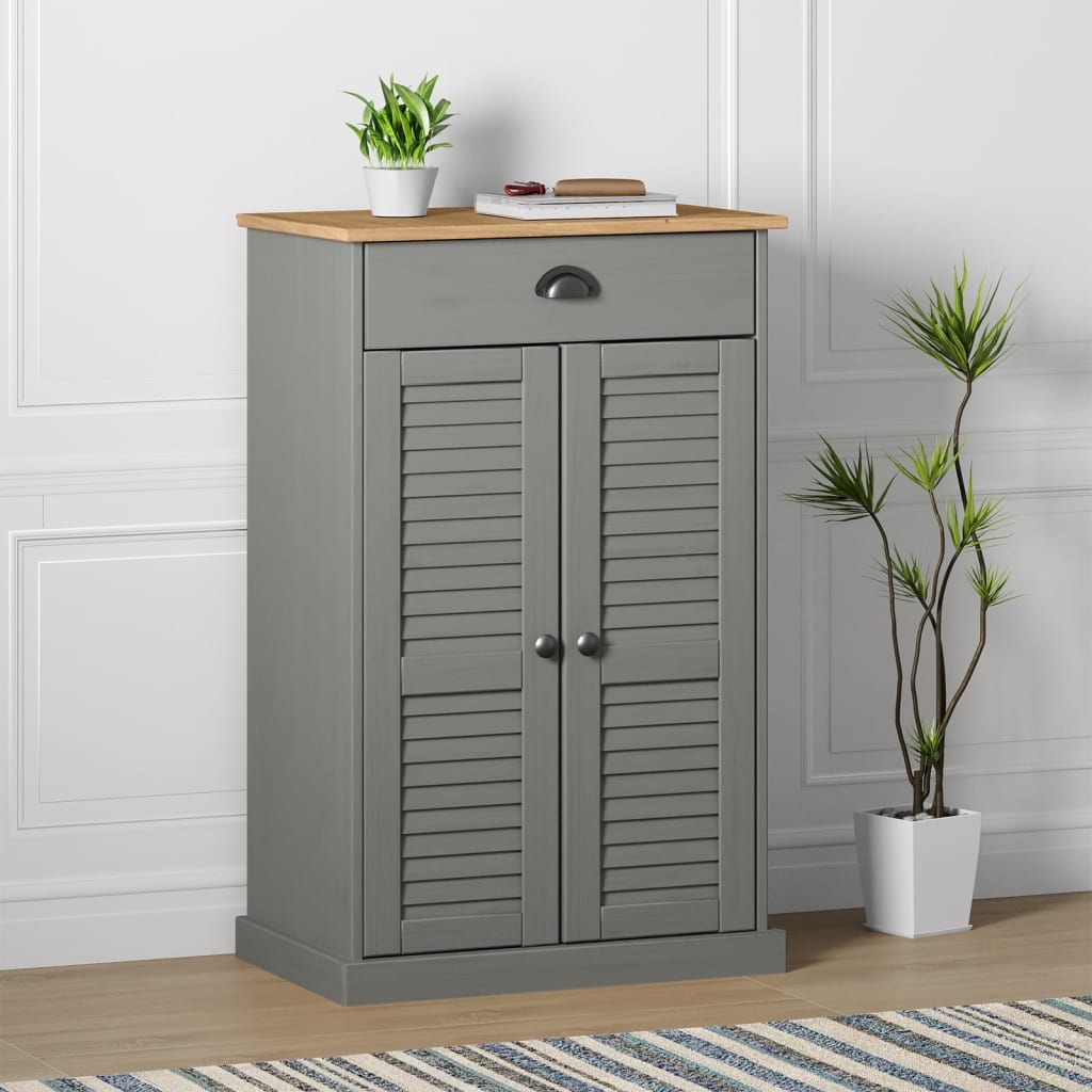 Skoskåp Vigo 60X35X96 Cm Massiv Furu
