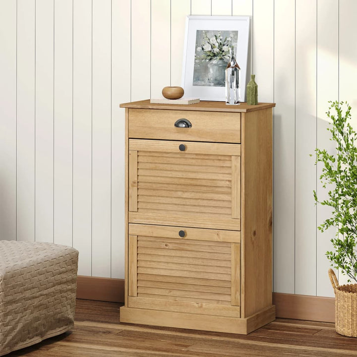 Skoskåp Vigo 60X35X96 Cm Massiv Furu