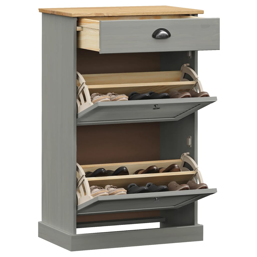 Skoskåp Vigo 60X35X96 Cm Massiv Furu