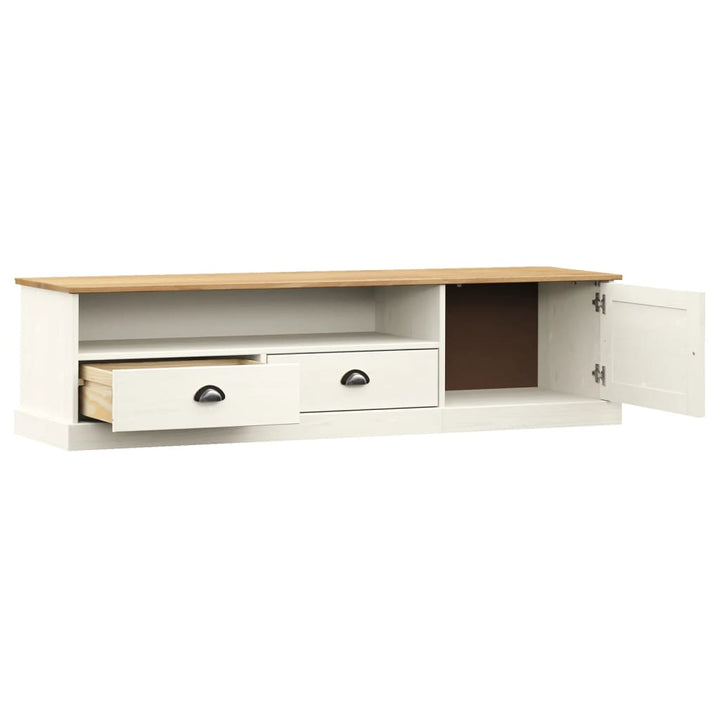Tv-Bänk Vigo 156X40X40 Cm Massiv Furu