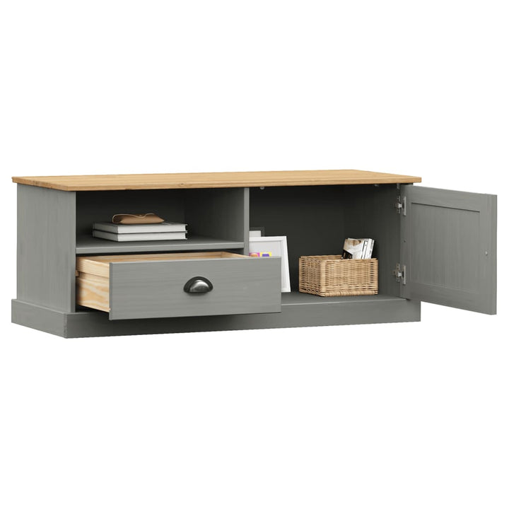 Tv-Bänk Vigo 106X40X40 Cm Massiv Furu