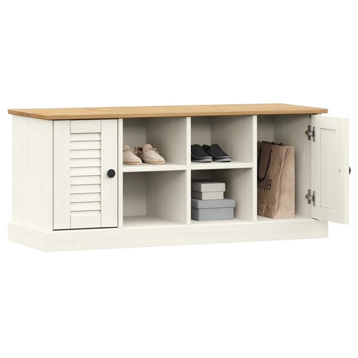 Skobänk Vigo 106X35X45 Cm Massiv Furu