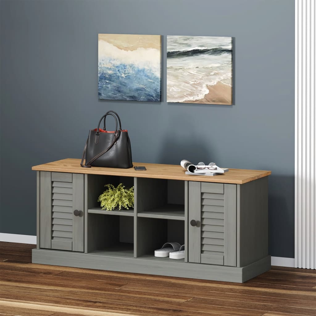 Skobänk Vigo 106X35X45 Cm Massiv Furu