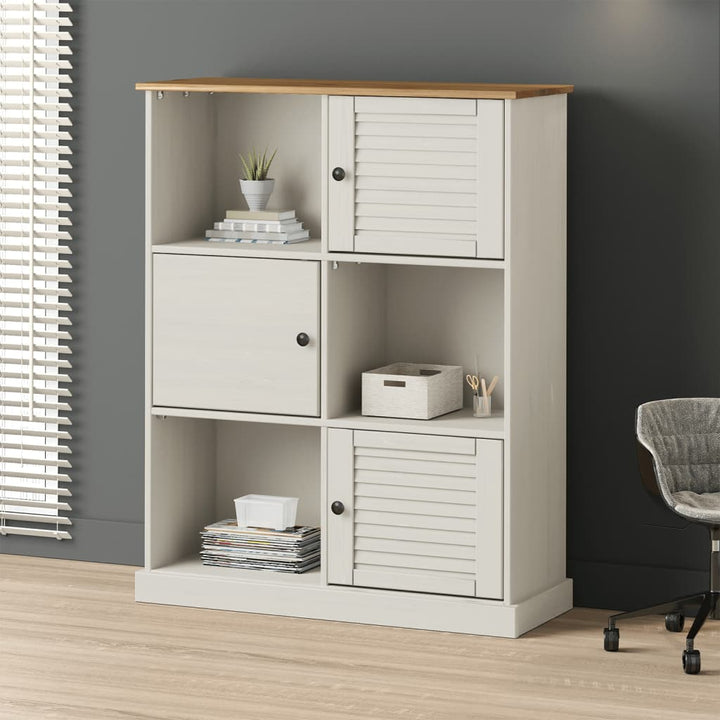 Bokhylla Vigo 90X35X114,5 Cm Massiv Furu