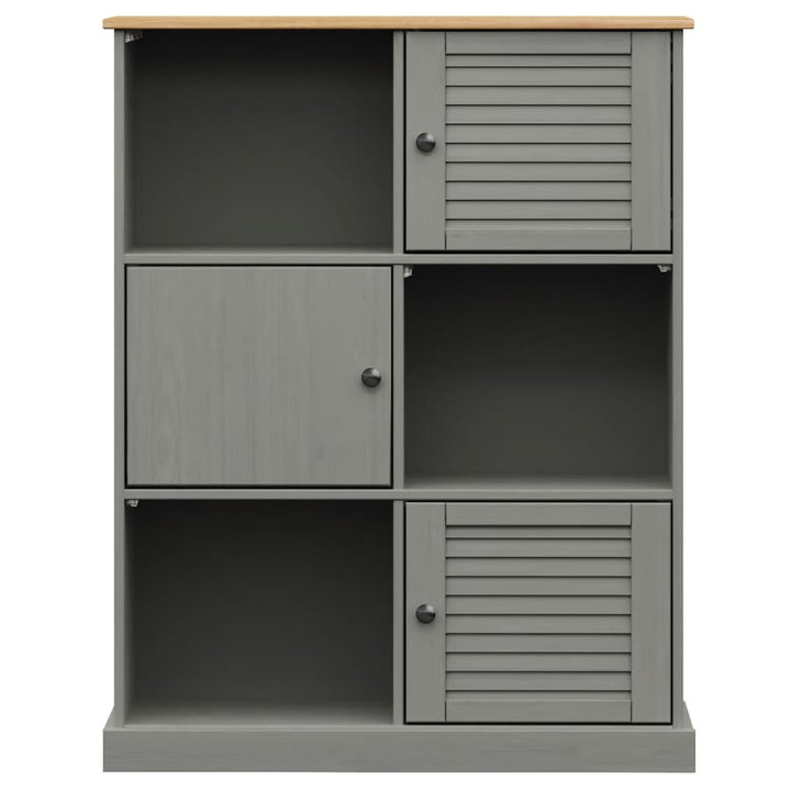 Bokhylla Vigo 90X35X114,5 Cm Massiv Furu