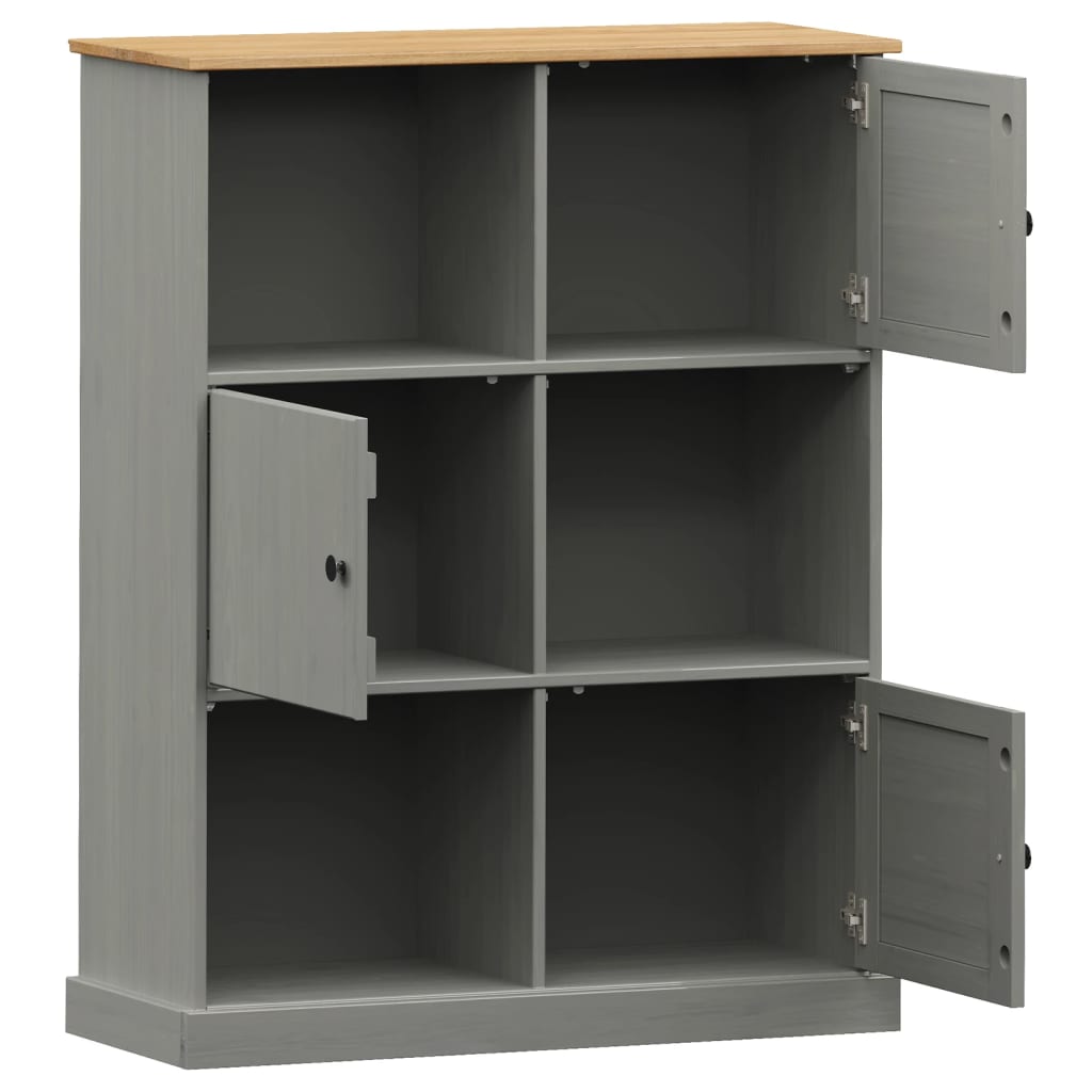 Bokhylla Vigo 90X35X114,5 Cm Massiv Furu