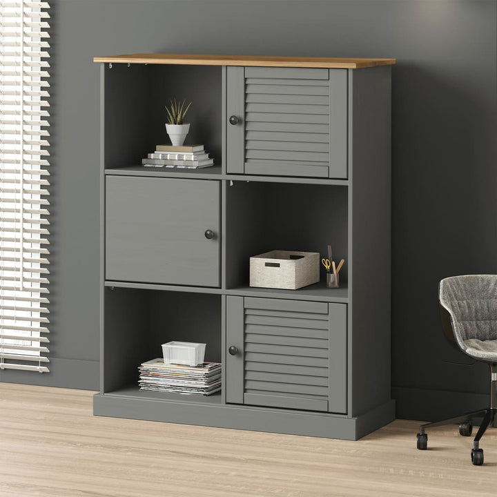 Bokhylla Vigo 90X35X114,5 Cm Massiv Furu