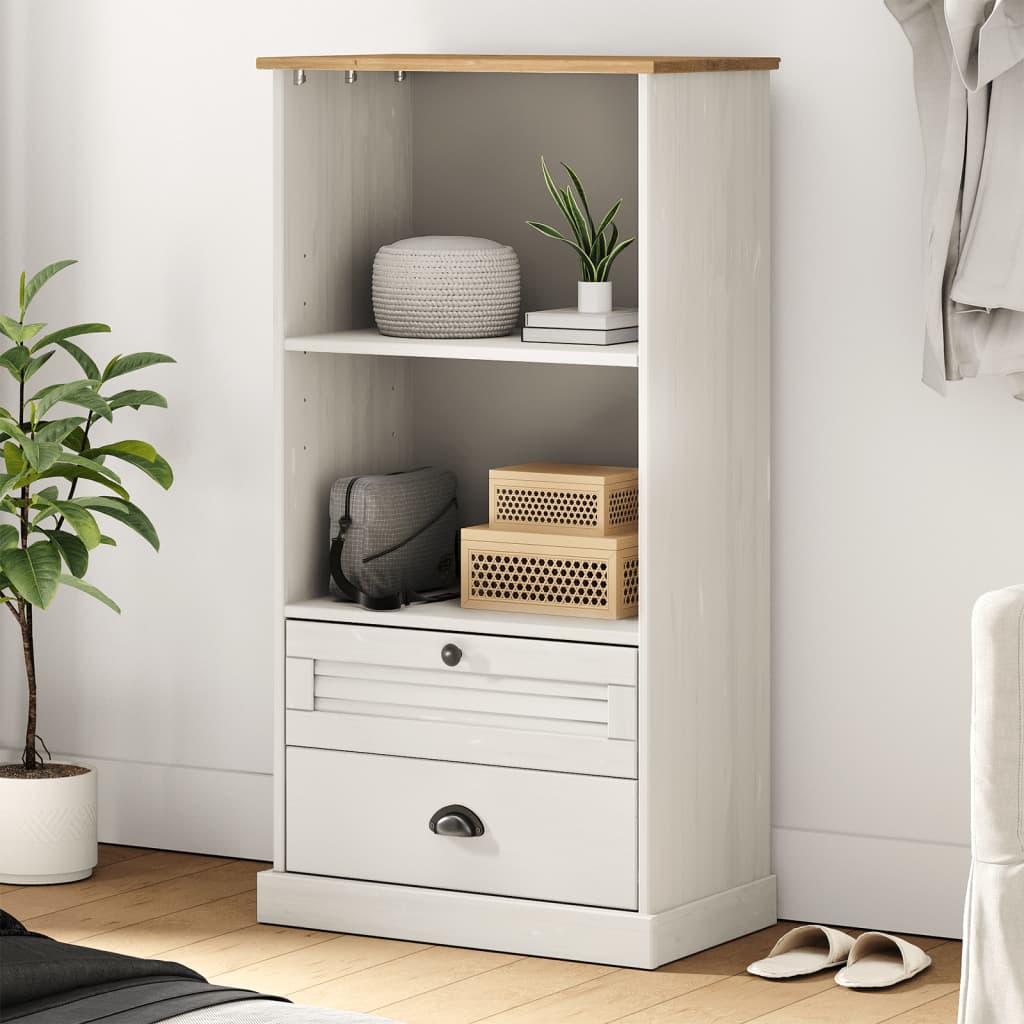 Bokhylla Vigo 60X35X114,5 Cm Massiv Furu