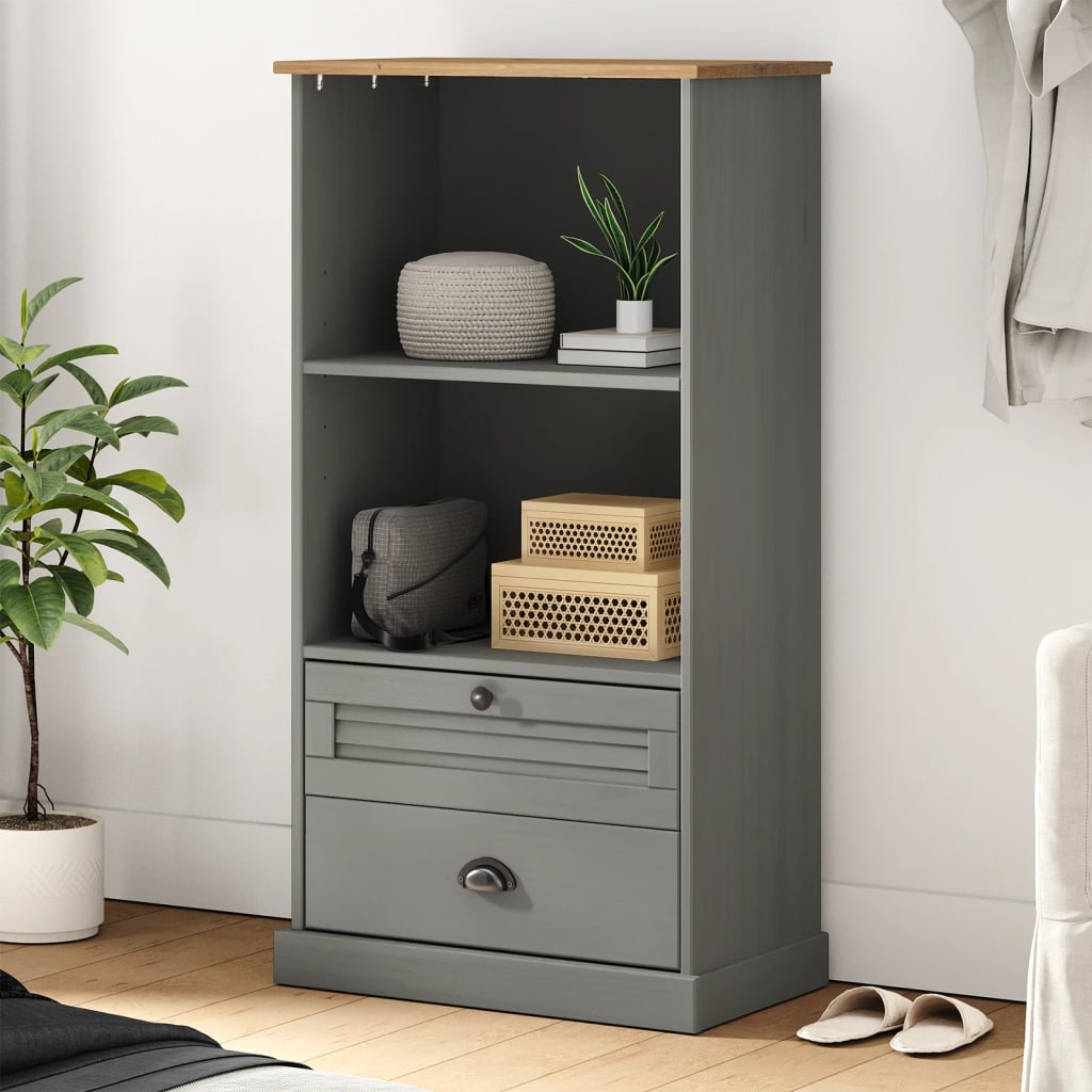 Bokhylla Vigo 60X35X114,5 Cm Massiv Furu