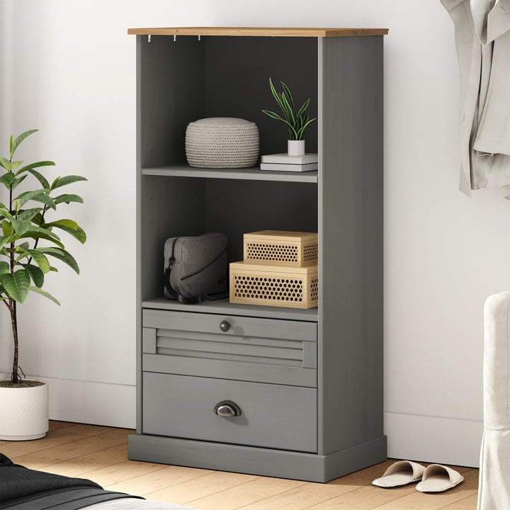 Bokhylla Vigo 60X35X114,5 Cm Massiv Furu