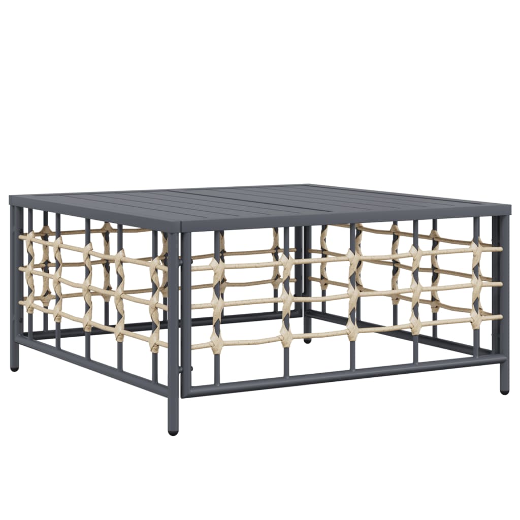 Loungegrupp 5 Delar Med Dynor Antracit Konstrotting