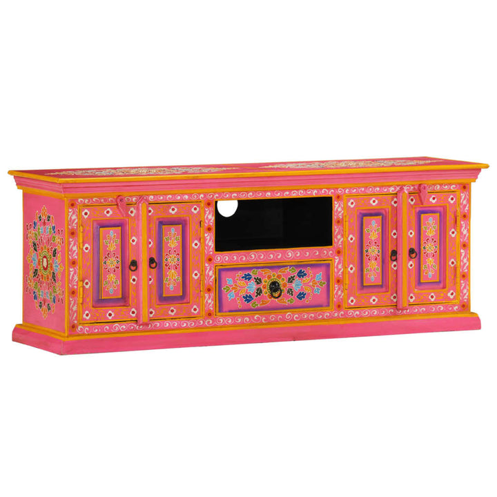 Tv-Bänk 110X30X40 Cm Massivt Mangoträ