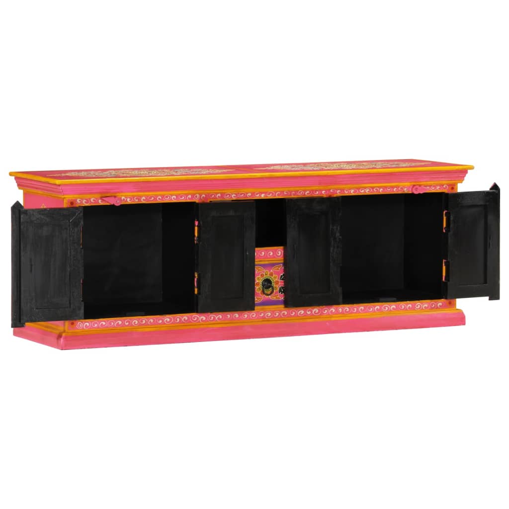 Tv-Bänk 110X30X40 Cm Massivt Mangoträ