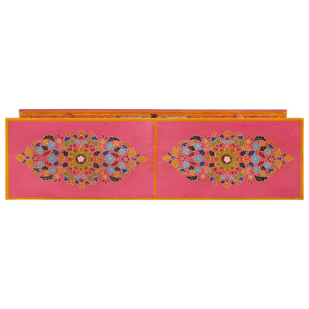 Tv-Bänk 110X30X40 Cm Massivt Mangoträ