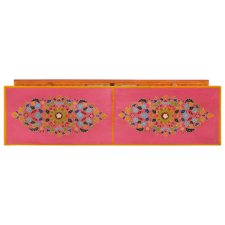 Tv-Bänk 110X30X40 Cm Massivt Mangoträ