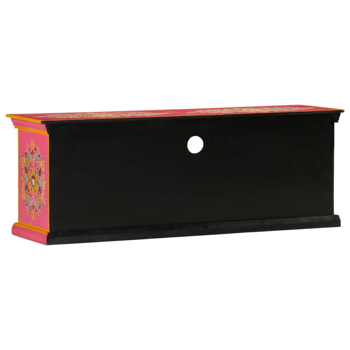 Tv-Bänk 110X30X40 Cm Massivt Mangoträ
