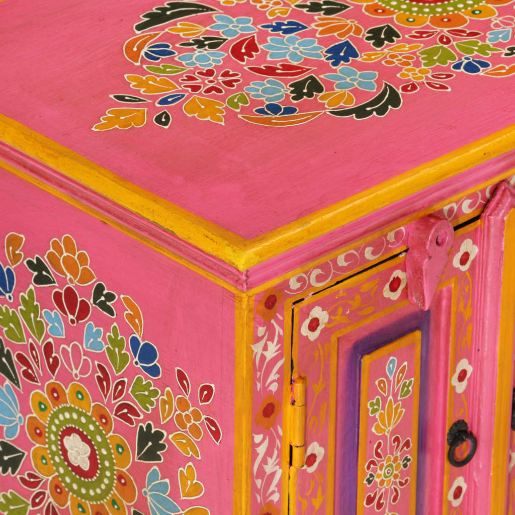 Tv-Bänk 110X30X40 Cm Massivt Mangoträ