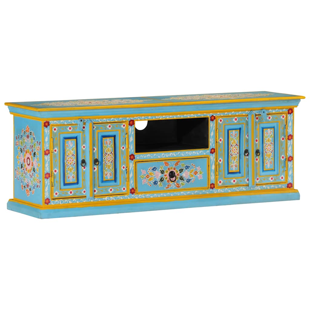 Tv-Bänk 110X30X40 Cm Massivt Mangoträ