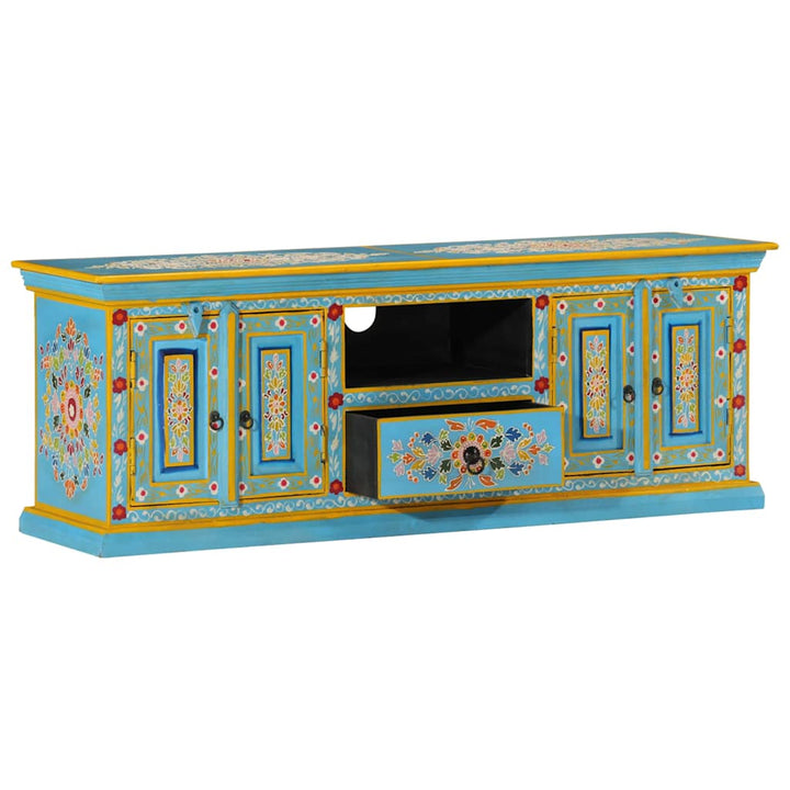 Tv-Bänk 110X30X40 Cm Massivt Mangoträ