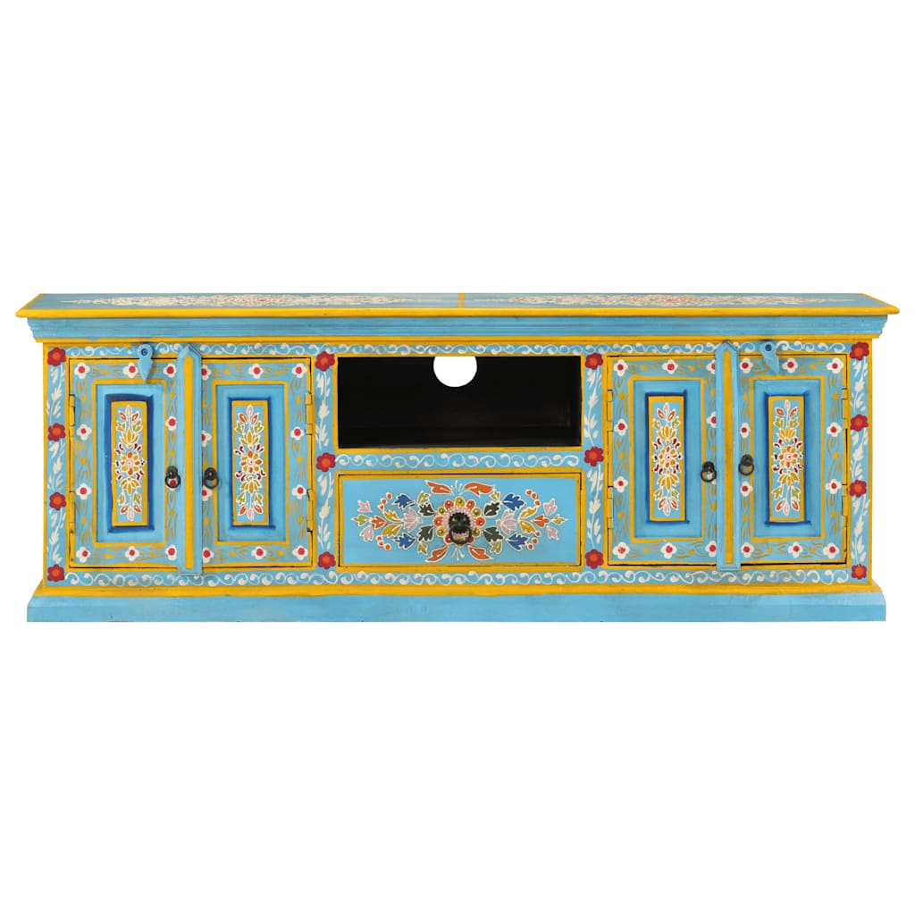 Tv-Bänk 110X30X40 Cm Massivt Mangoträ