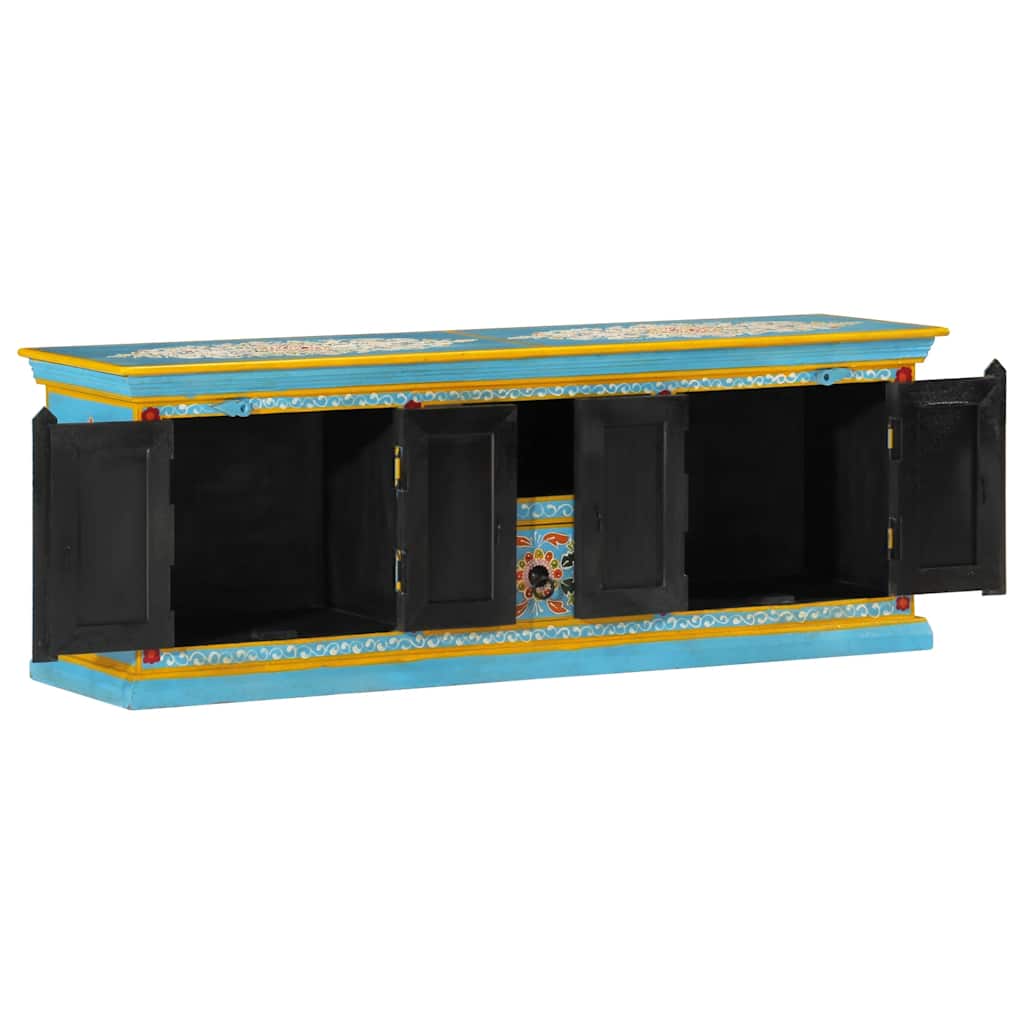 Tv-Bänk 110X30X40 Cm Massivt Mangoträ