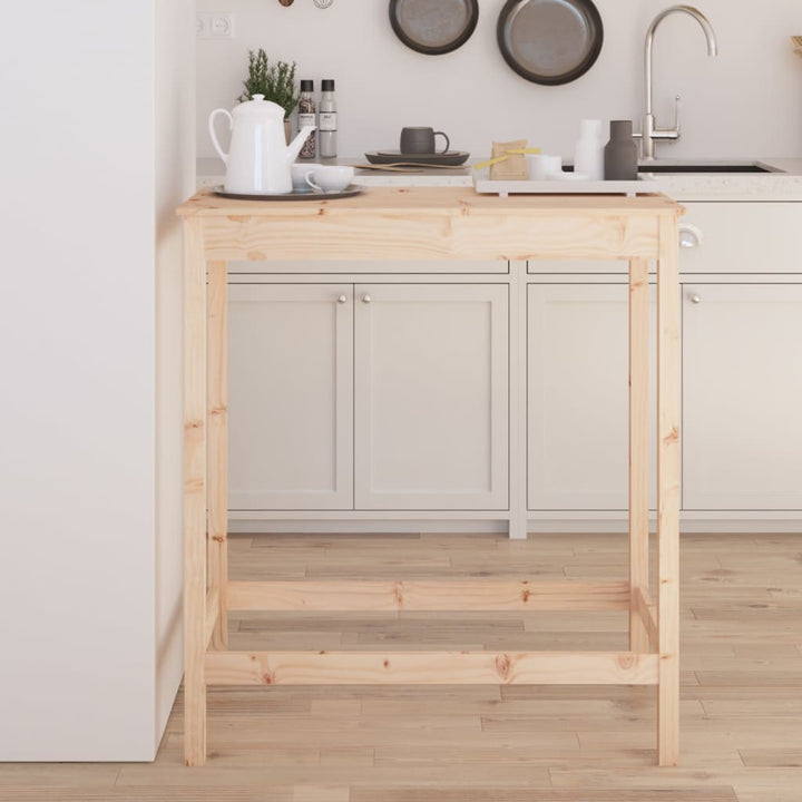 Barbord 50X50X110 Cm Massiv Furu
