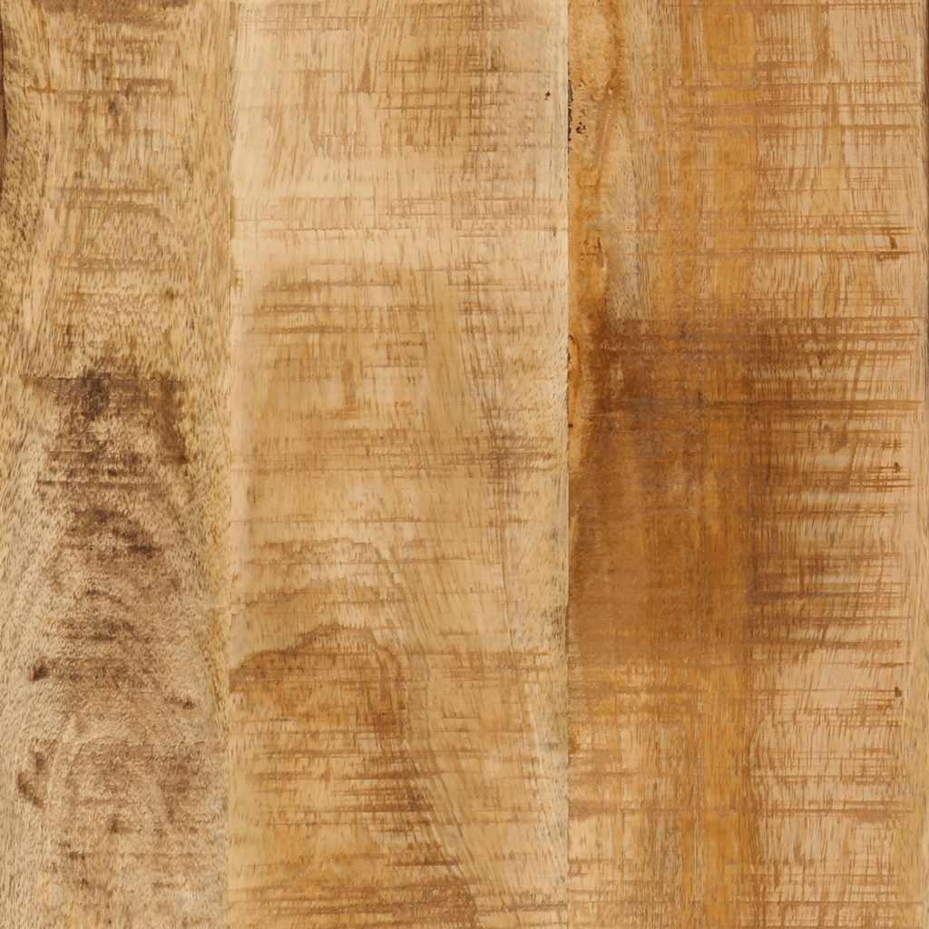 Skrivbord 165X110X77 Cm Massivt Mangoträ Och Järn