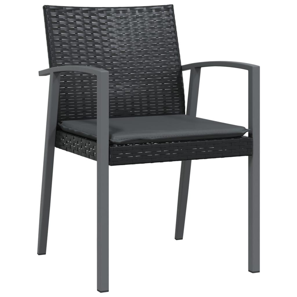 Trädgårdsstolar 6 St Med Dynor 56,5X57X83 Cm Konstrotting