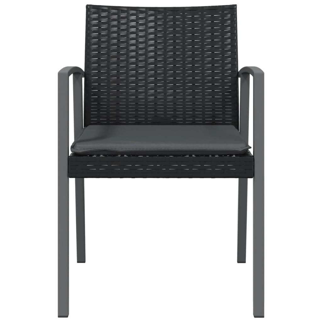Trädgårdsstolar 6 St Med Dynor 56,5X57X83 Cm Konstrotting