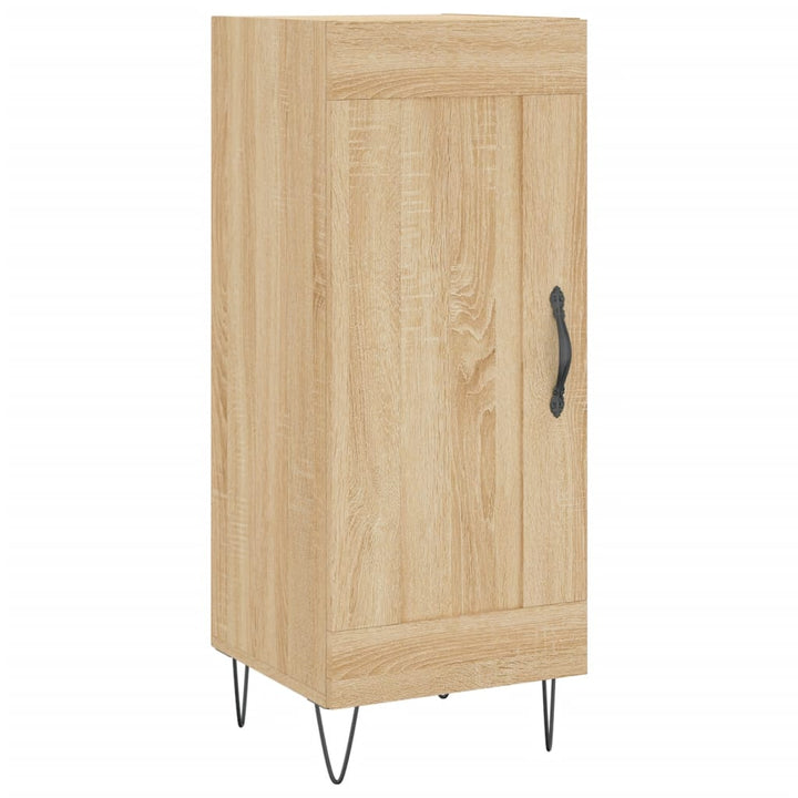 Skänk Sonoma-Ek 34,5X34X90 Cm Konstruerat Trä