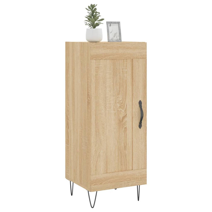 Skänk Sonoma-Ek 34,5X34X90 Cm Konstruerat Trä