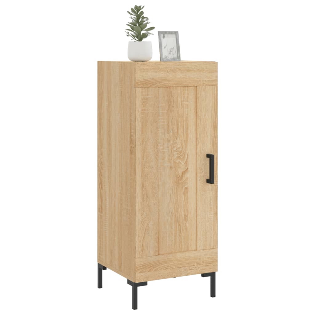 Skänk Sonoma-Ek 34,5X34X90 Cm Konstruerat Trä