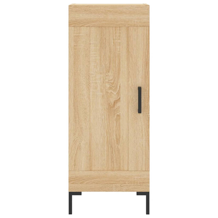 Skänk Sonoma-Ek 34,5X34X90 Cm Konstruerat Trä