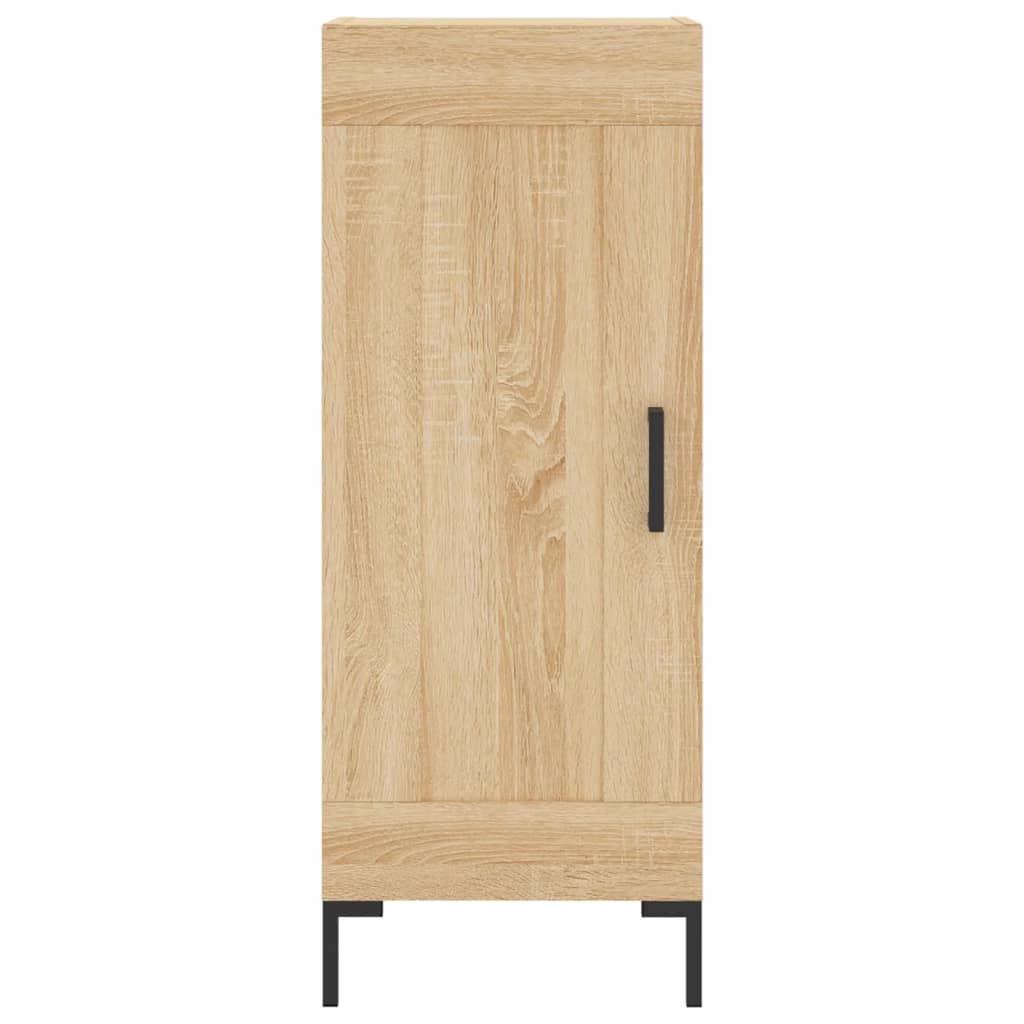 Skänk Sonoma-Ek 34,5X34X90 Cm Konstruerat Trä