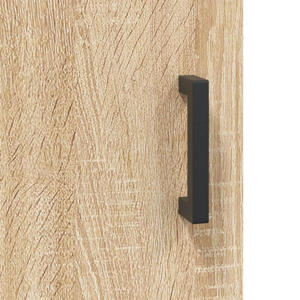 Skänk Sonoma-Ek 34,5X34X90 Cm Konstruerat Trä