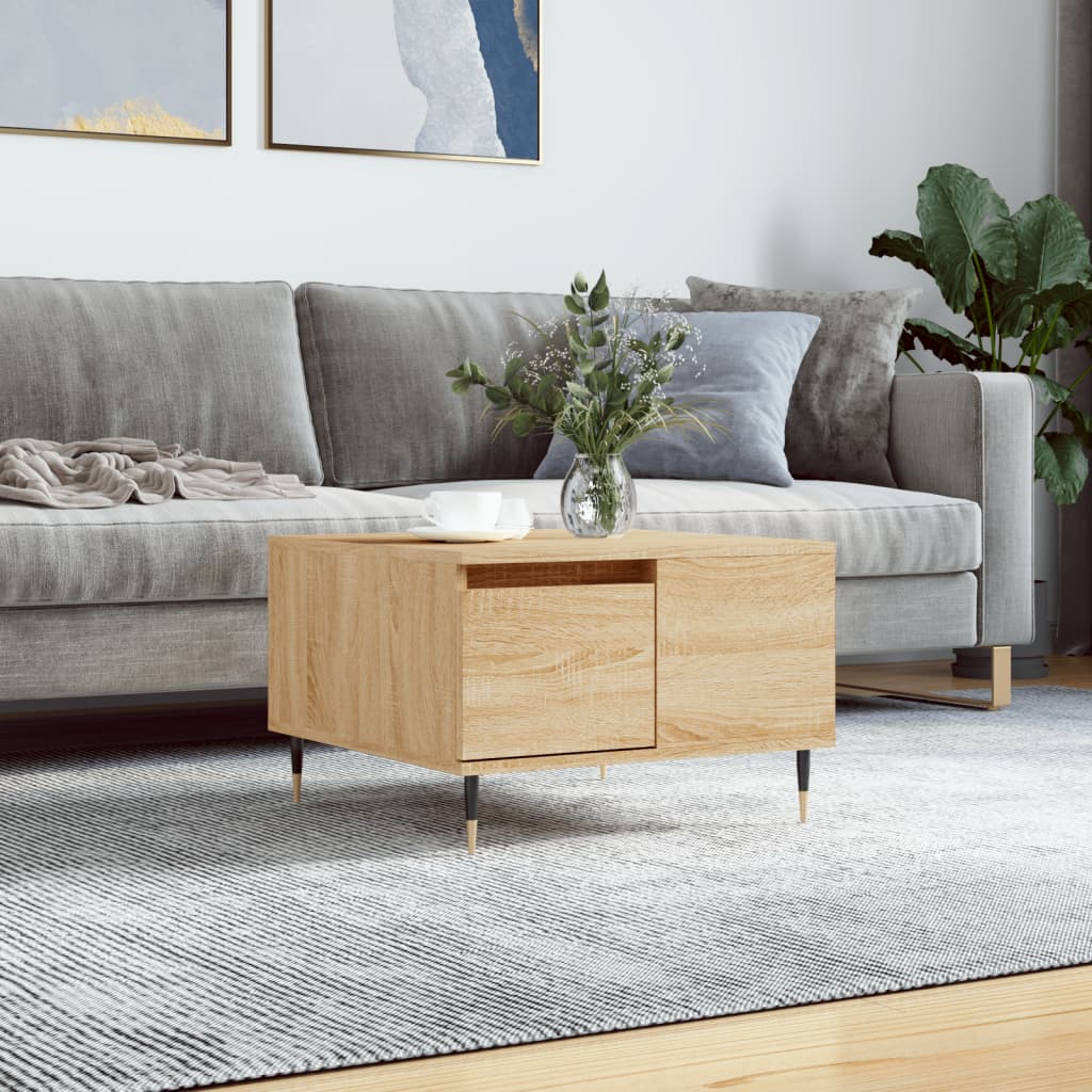 Soffbord 55X55X36,5 Cm Konstruerat Trä