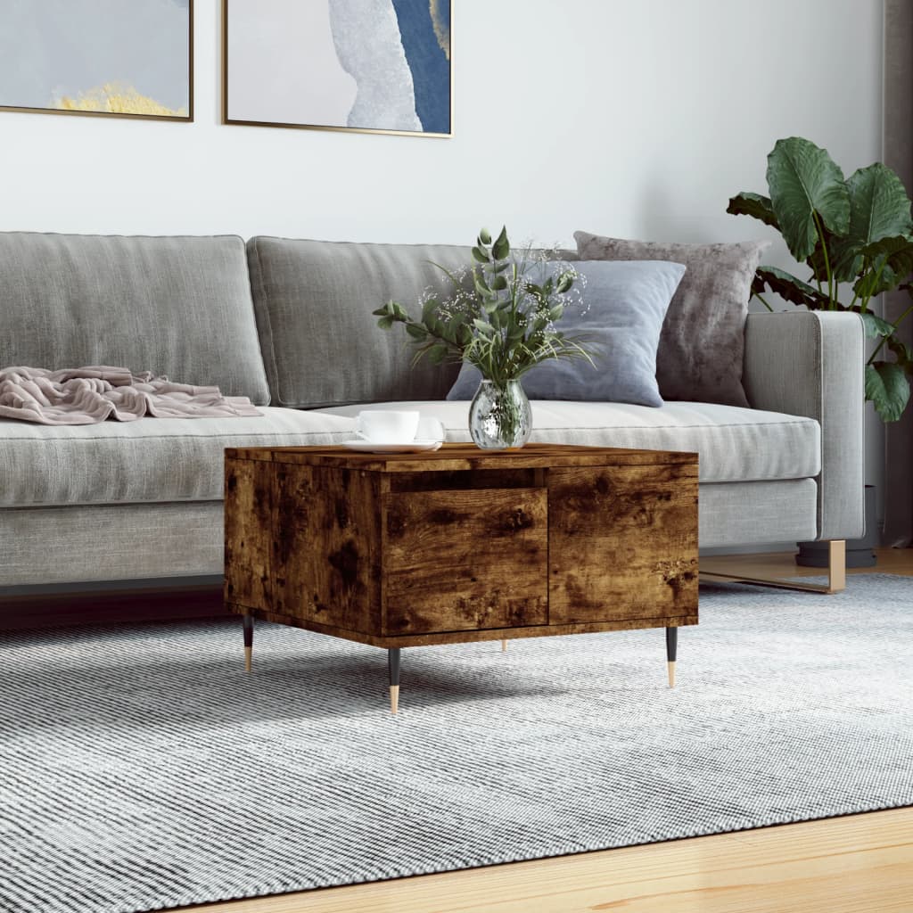 Soffbord 55X55X36,5 Cm Konstruerat Trä