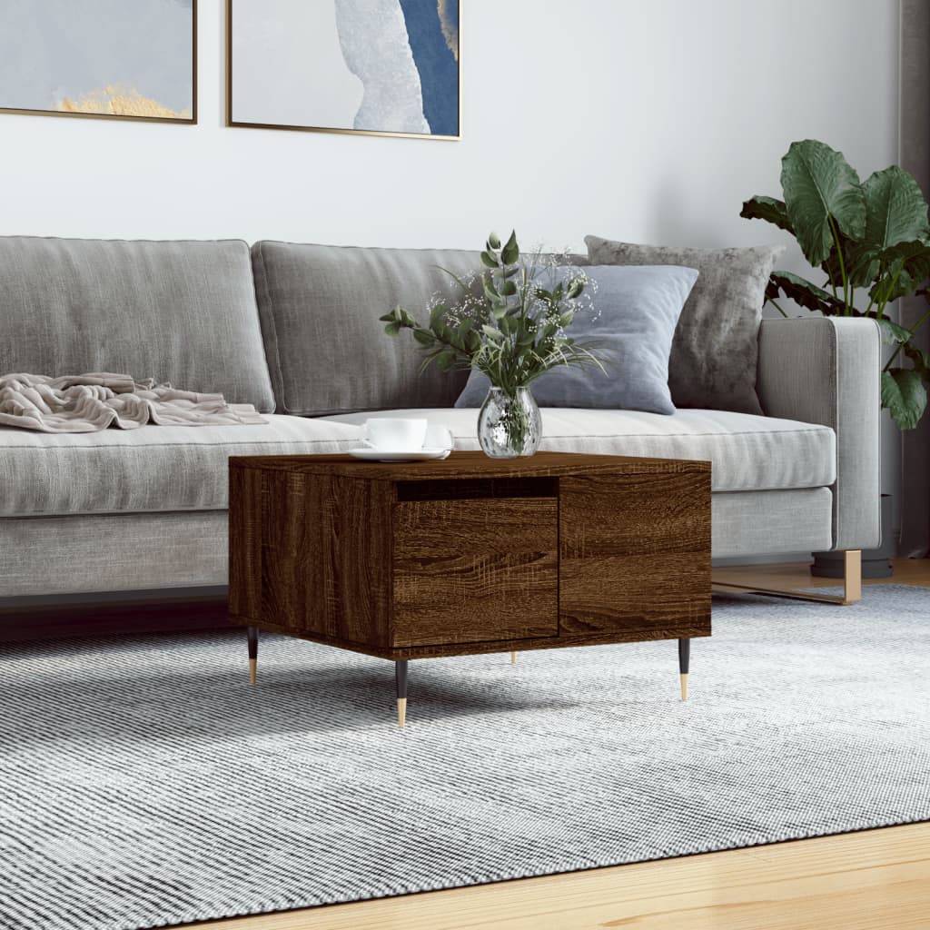 Soffbord 55X55X36,5 Cm Konstruerat Trä