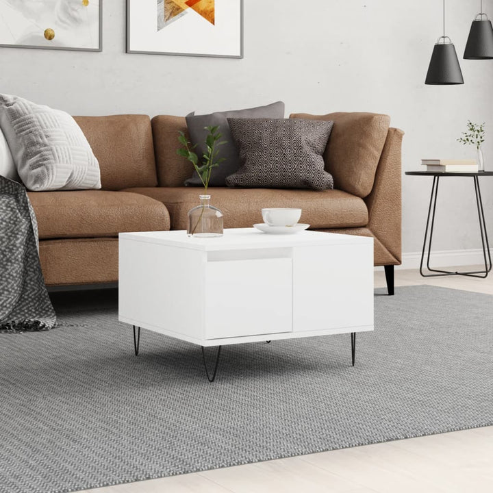 Soffbord 55X55X36,5 Cm Konstruerat Trä
