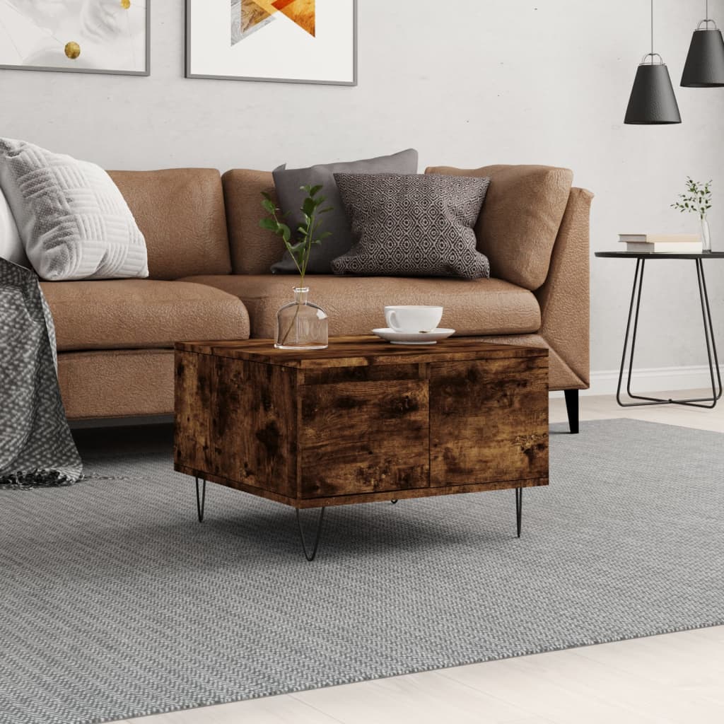 Soffbord 55X55X36,5 Cm Konstruerat Trä