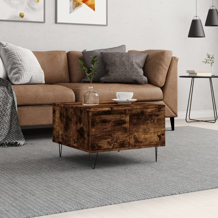 Soffbord 55X55X36,5 Cm Konstruerat Trä