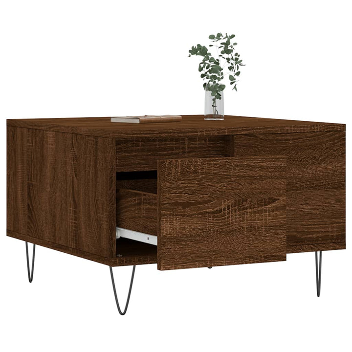 Soffbord 55X55X36,5 Cm Konstruerat Trä
