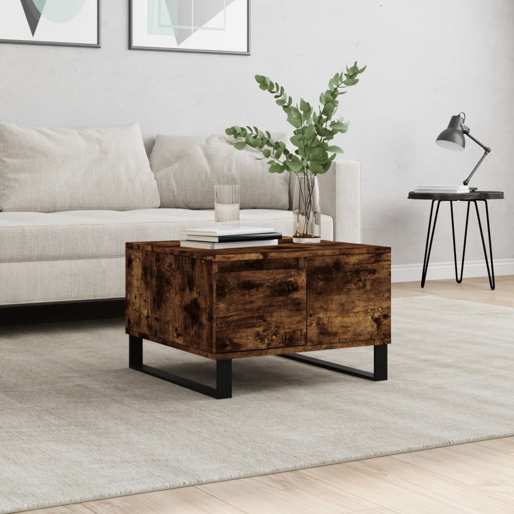 Soffbord 55X55X36,5 Cm Konstruerat Trä