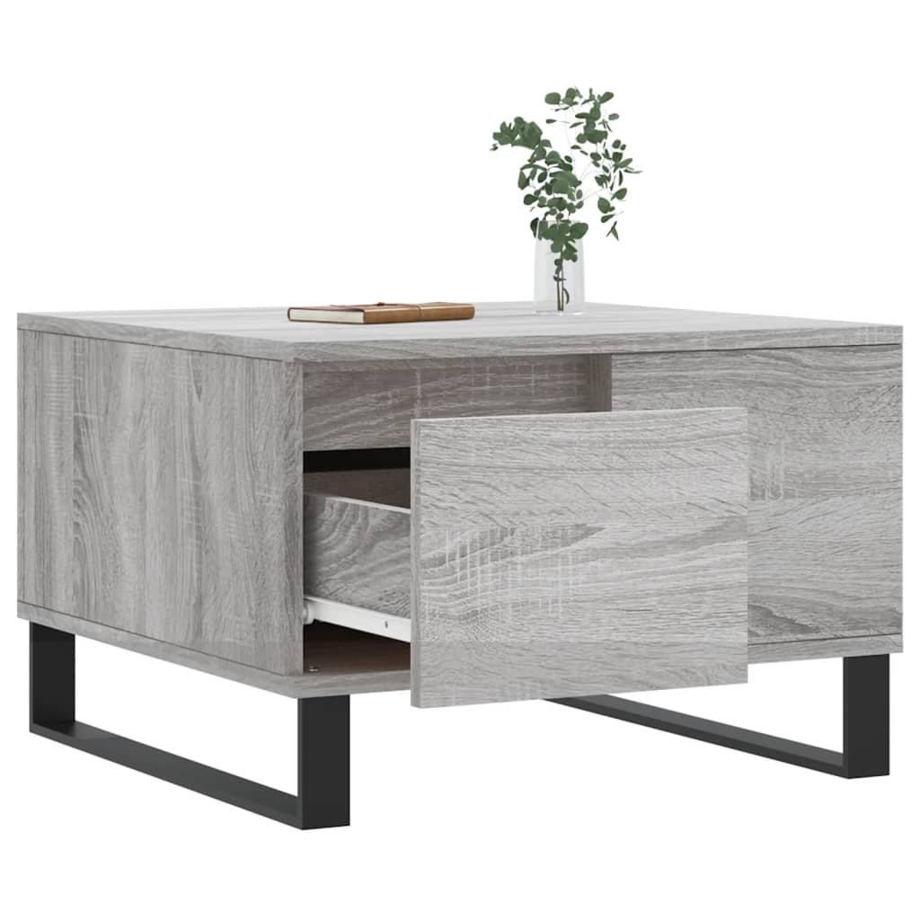 Soffbord 55X55X36,5 Cm Konstruerat Trä