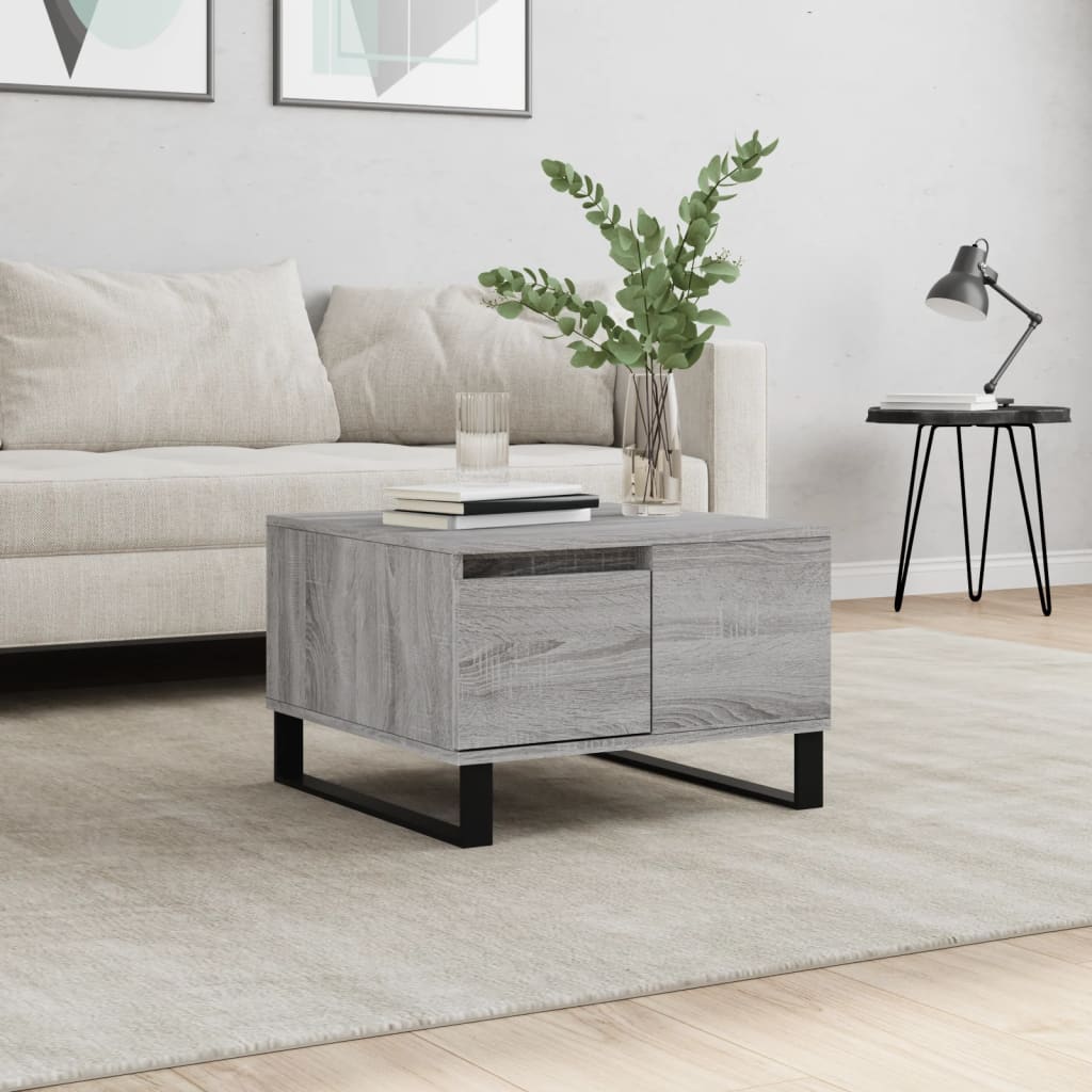 Soffbord 55X55X36,5 Cm Konstruerat Trä
