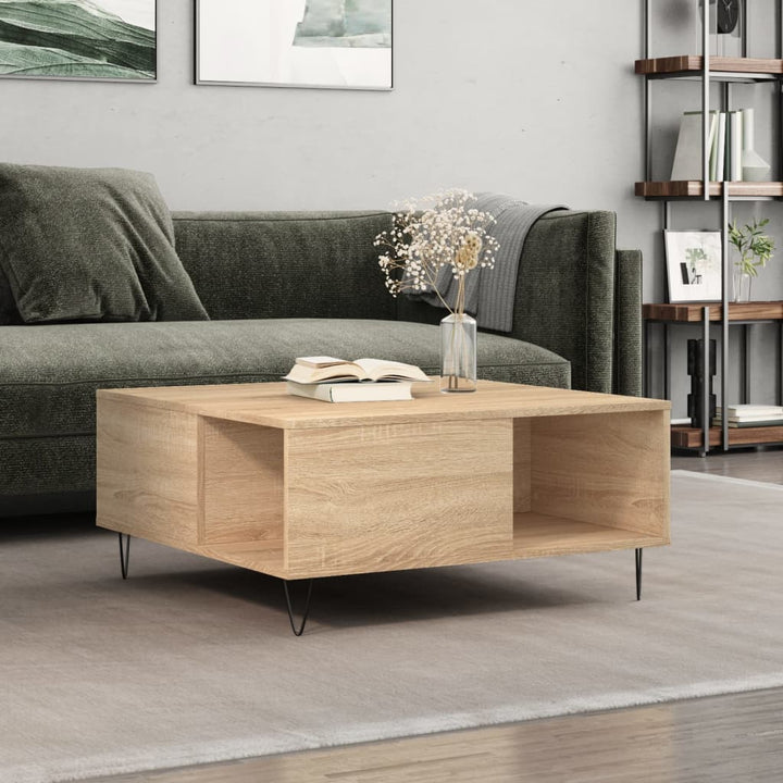Soffbord 80X80X36,5 Cm Konstruerat Trä